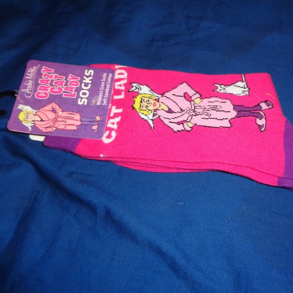 Crazy Cat Lady Socks - Picture 1 of 2